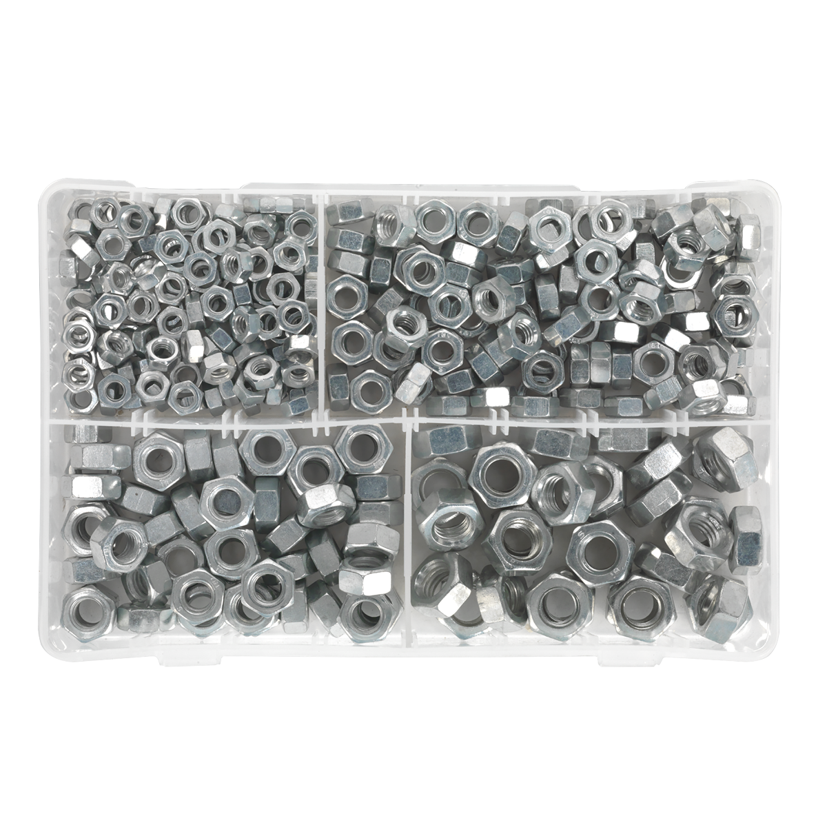 Sealey AB029SN Steel Nut Assortment DIN 934 - 1/4"-1/2"UNF 320pc - additional view 3