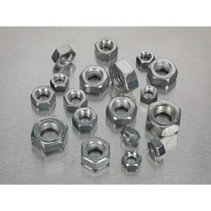 Sealey AB030SN Steel Nut Assortment 1/4"-1/2"UNC 320pc - additional view 6