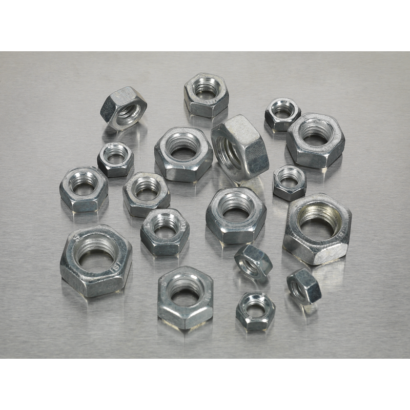 Sealey AB030SN Steel Nut Assortment 1/4"-1/2"UNC 320pc - additional view 6