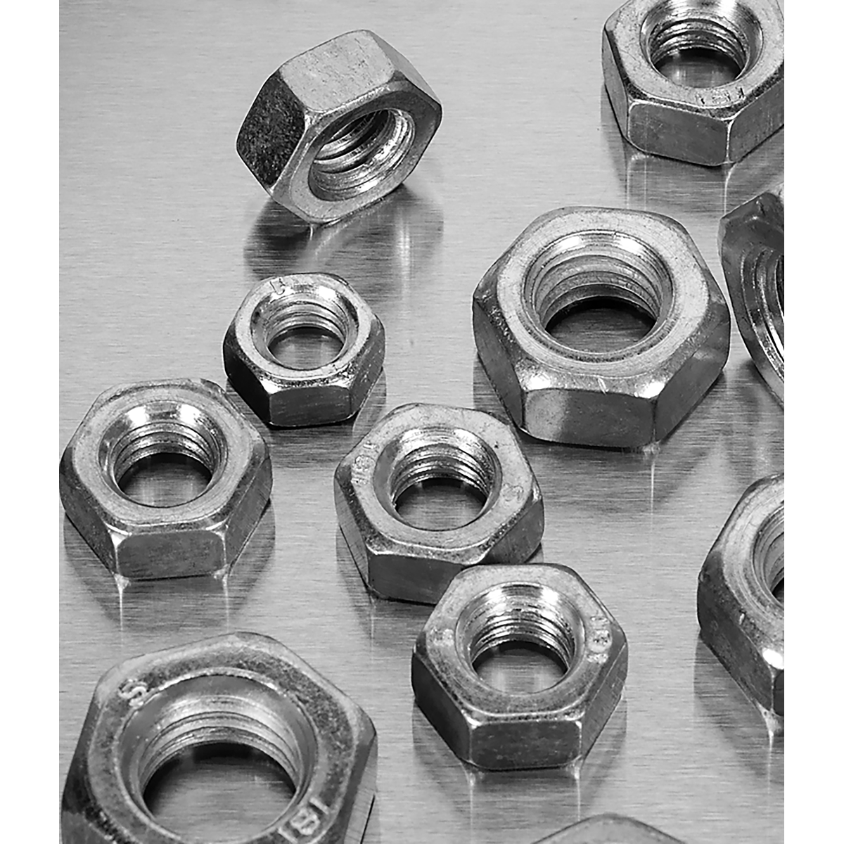 Sealey AB030SN Steel Nut Assortment 1/4"-1/2"UNC 320pc - additional view 5