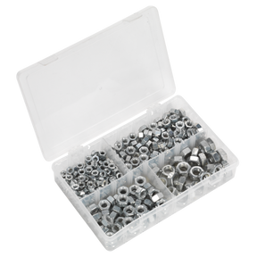 Sealey AB030SN Steel Nut Assortment 1/4"-1/2"UNC 320pc