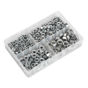 Sealey AB030SN Steel Nut Assortment 1/4"-1/2"UNC 320pc - additional view 3