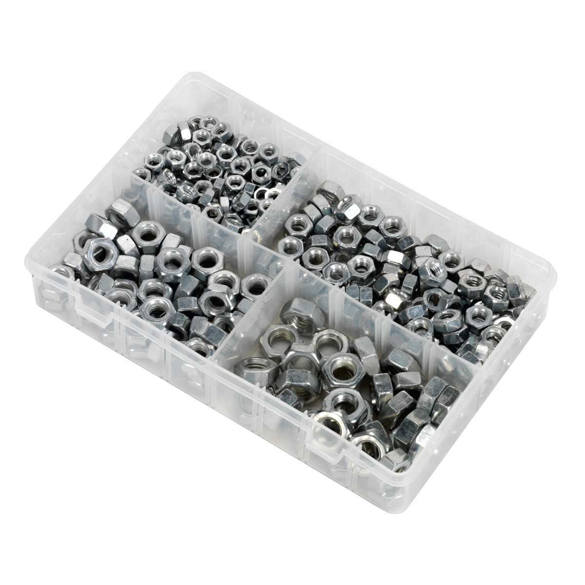 Sealey AB030SN Steel Nut Assortment 1/4"-1/2"UNC 320pc - additional view 4