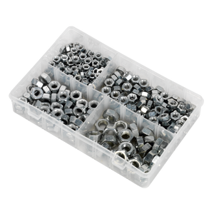 Sealey AB030SN Steel Nut Assortment 1/4"-1/2"UNC 320pc - additional view 4