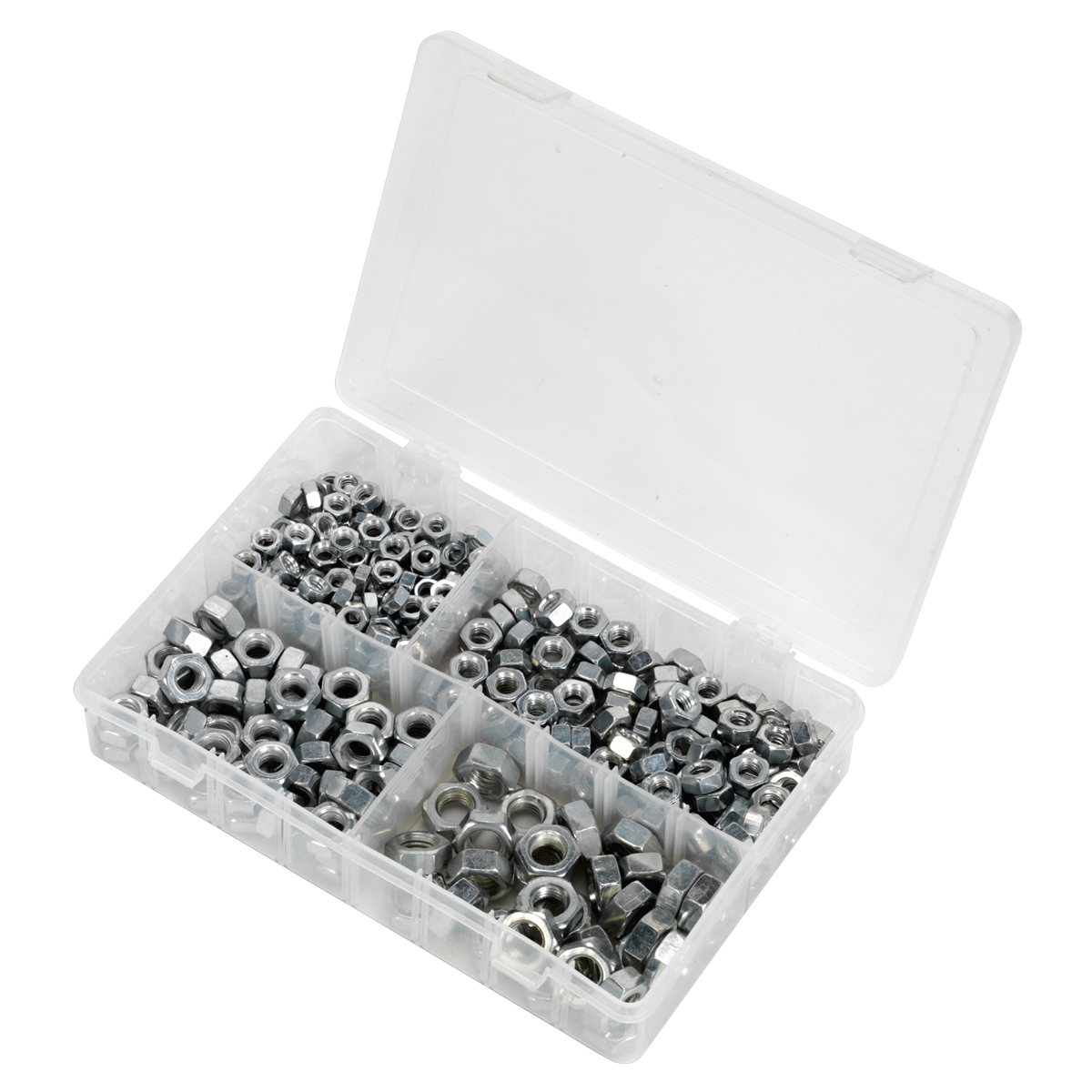 Sealey AB030SN Steel Nut Assortment 1/4"-1/2"UNC 320pc - additional view 2