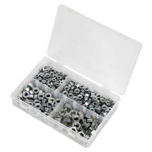 Sealey AB030SN Steel Nut Assortment 1/4"-1/2"UNC 320pc - additional view 2