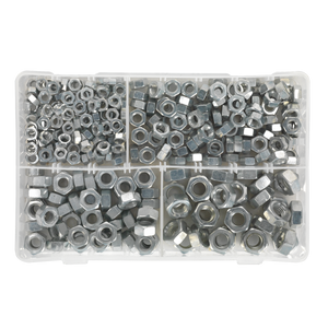 Sealey AB030SN Steel Nut Assortment 1/4"-1/2"UNC 320pc - additional view 7