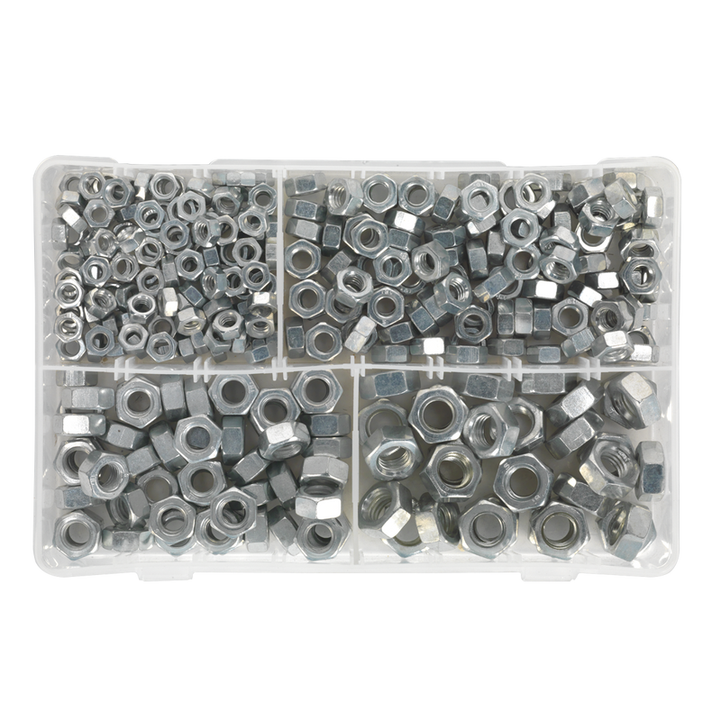 Sealey AB030SN Steel Nut Assortment 1/4"-1/2"UNC 320pc - additional view 7
