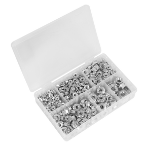 Sealey AB031FN Serrated Flange Nut Assortment M5-M12 390pc