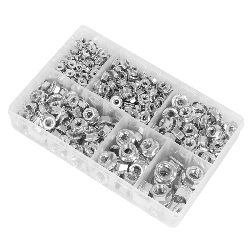 Sealey AB031FN Serrated Flange Nut Assortment M5-M12 390pc - additional view 6