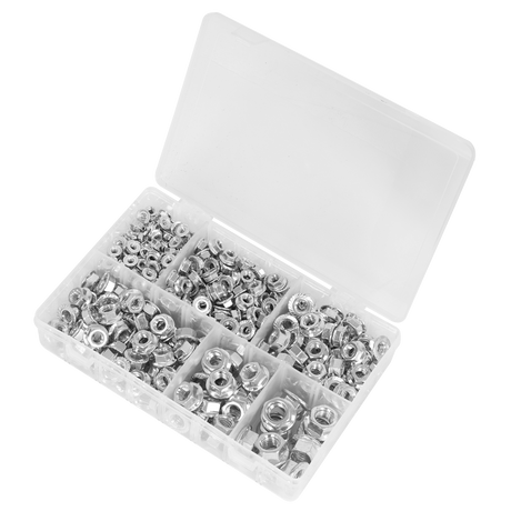 Sealey AB031FN Serrated Flange Nut Assortment M5-M12 390pc - additional view 2