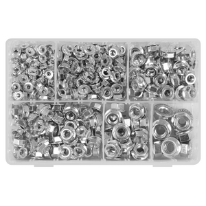 Sealey AB031FN Serrated Flange Nut Assortment M5-M12 390pc - additional view 3