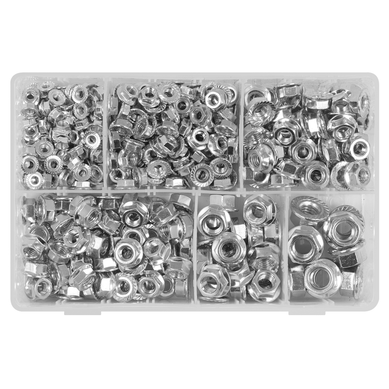 Sealey AB031FN Serrated Flange Nut Assortment M5-M12 390pc - additional view 3