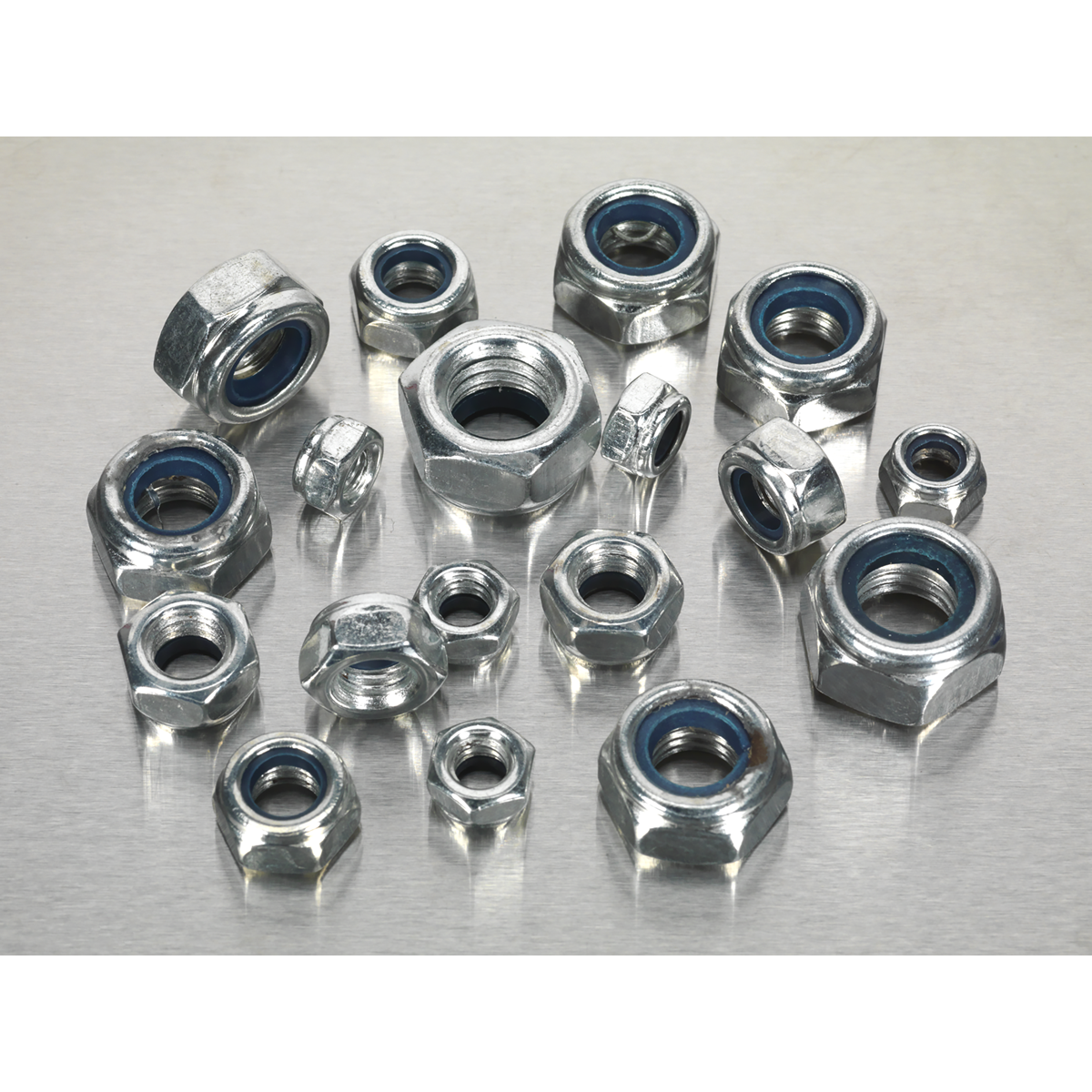 Sealey AB032LN Nylon Locknut Assortment M6-M12 300pc - additional view 6