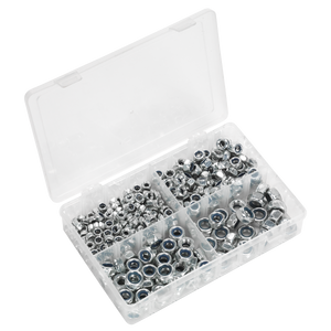 Sealey AB032LN Nylon Locknut Assortment M6-M12 300pc
