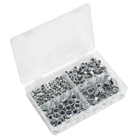 Sealey AB032LN Nylon Locknut Assortment M6-M12 300pc