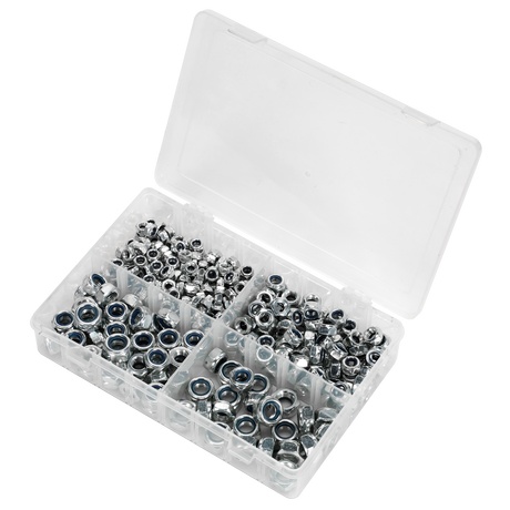Sealey AB032LN Nylon Locknut Assortment M6-M12 300pc - additional view 2