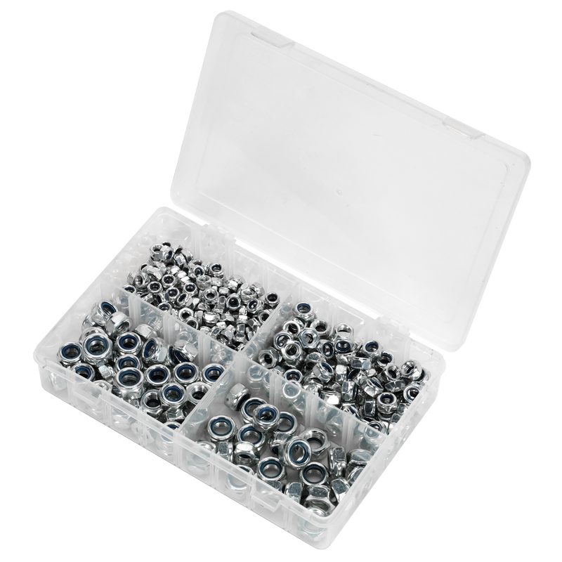 Sealey AB032LN Nylon Locknut Assortment M6-M12 300pc - additional view 2