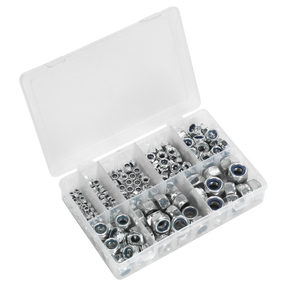 Sealey AB033LN Nylon Locknut Assortment M4-M16 255pc