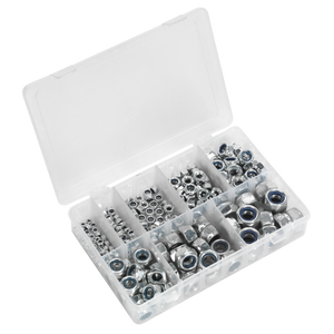 Sealey AB033LN Nylon Locknut Assortment M4-M16 255pc