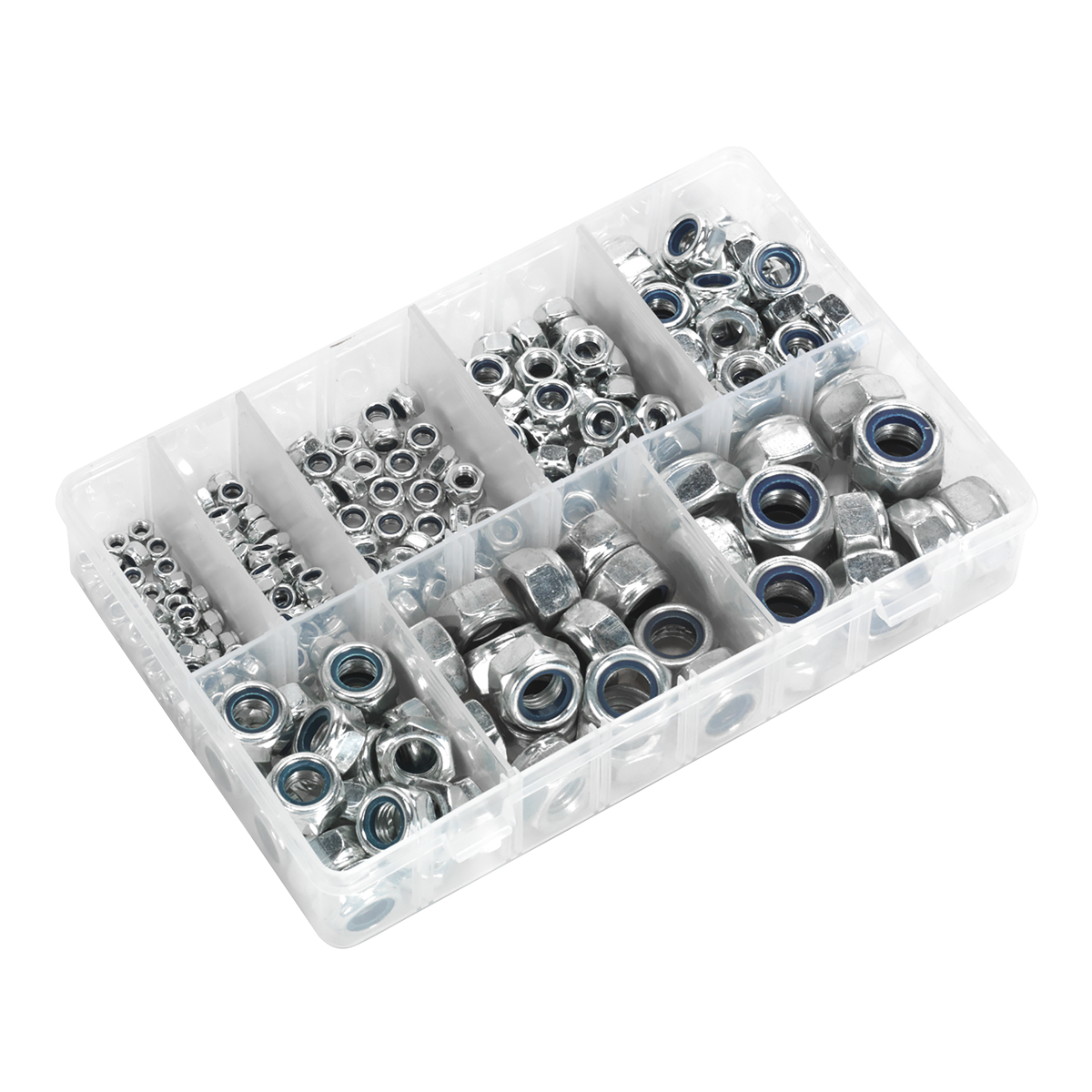 Sealey AB033LN Nylon Locknut Assortment M4-M16 255pc - additional view 4
