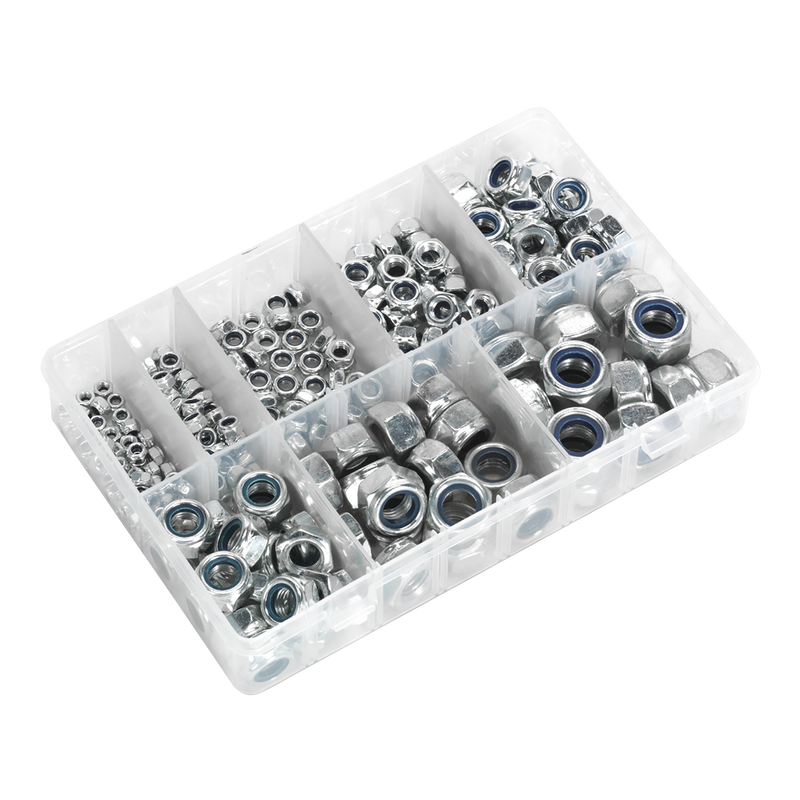 Sealey AB033LN Nylon Locknut Assortment M4-M16 255pc - additional view 4