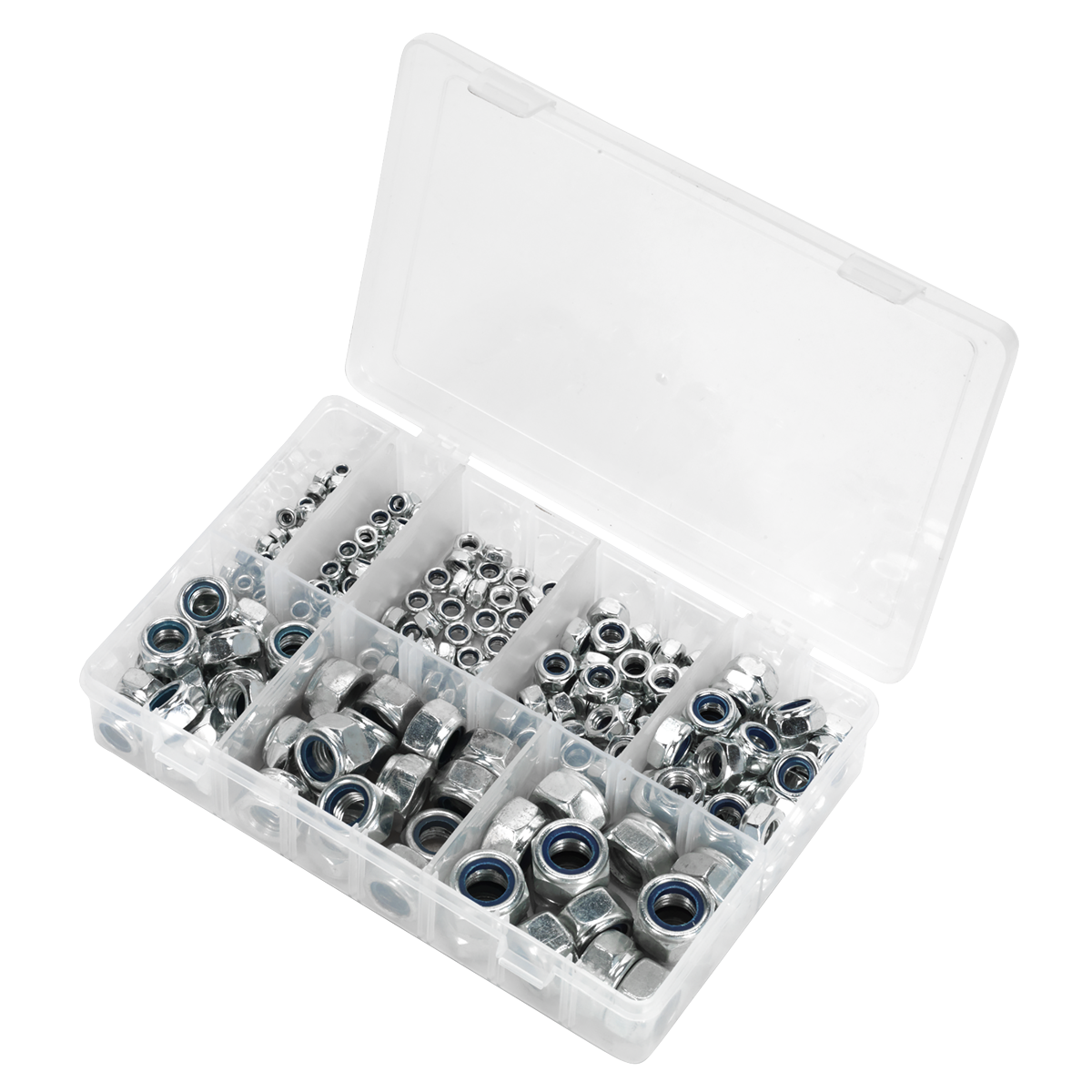 Sealey AB033LN Nylon Locknut Assortment M4-M16 255pc - additional view 2