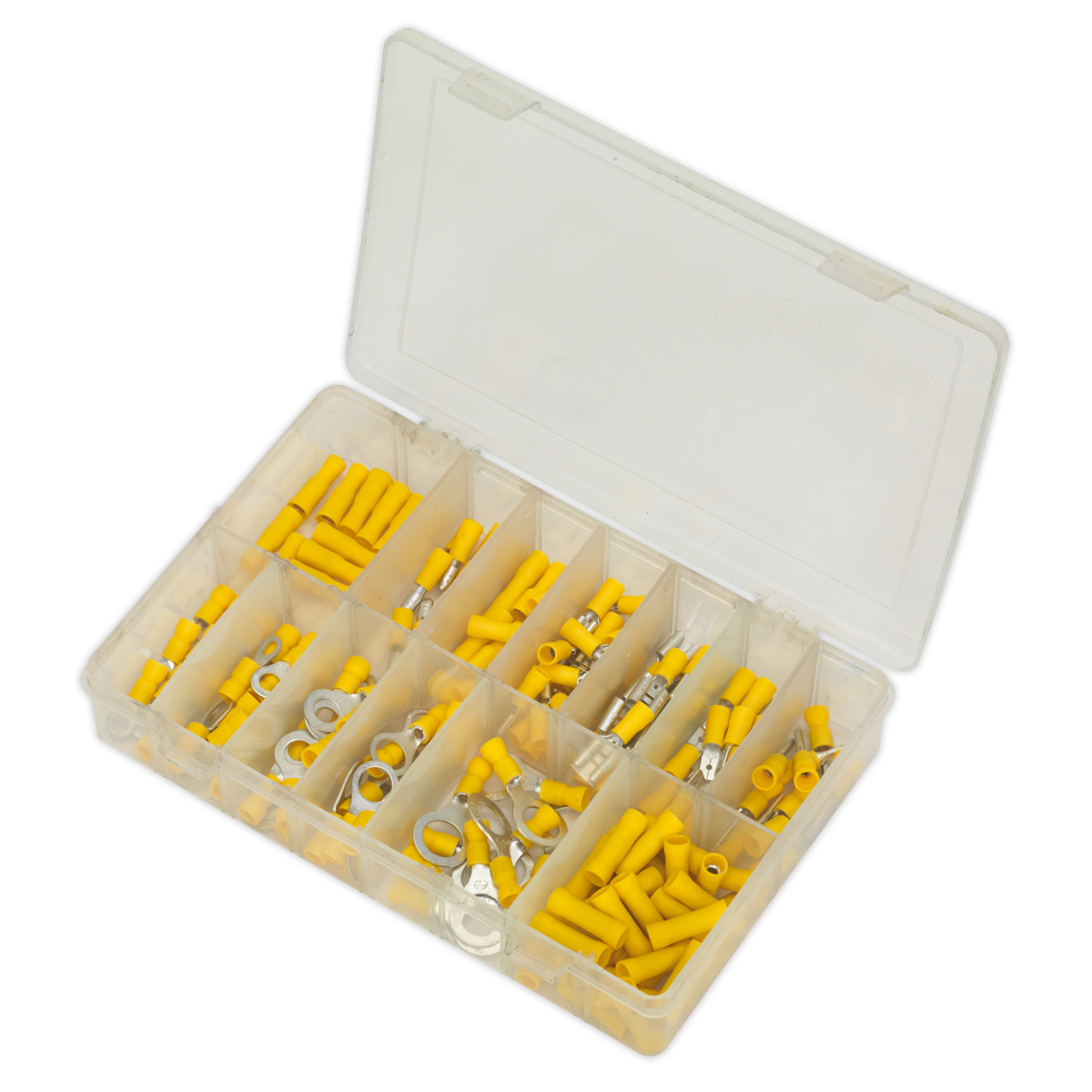 Sealey AB041YT Crimp Terminal Assortment 140pc - Yellow - additional view 2