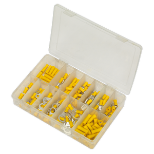 Sealey AB041YT Crimp Terminal Assortment 140pc - Yellow - additional view 2