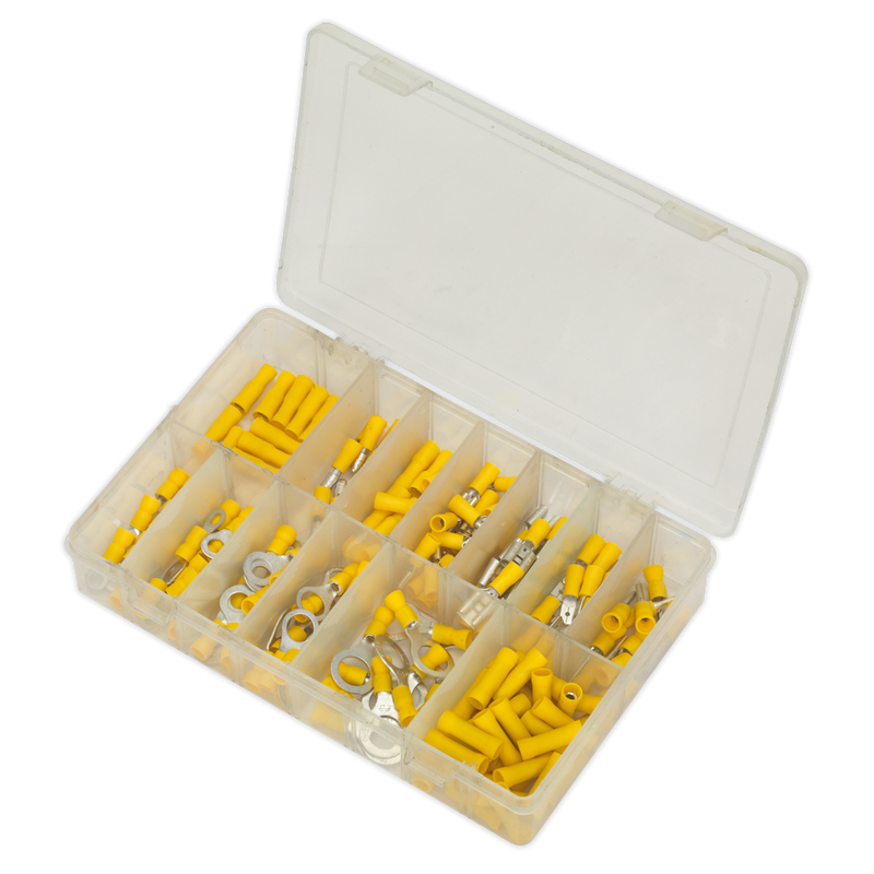 Sealey AB041YT Crimp Terminal Assortment 140pc - Yellow - additional view 2