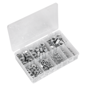 Sealey AB046SN Steel Nut Assortment 255pc M4-M16 Metric