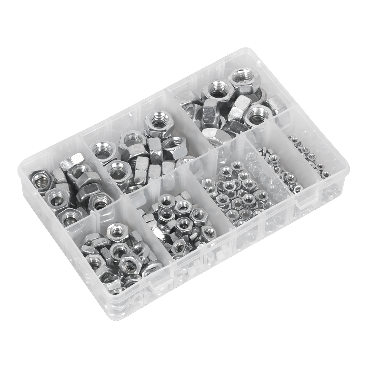 Sealey AB046SN Steel Nut Assortment 255pc M4-M16 Metric - additional view 3