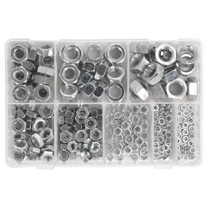 Sealey AB046SN Steel Nut Assortment 255pc M4-M16 Metric - additional view 4