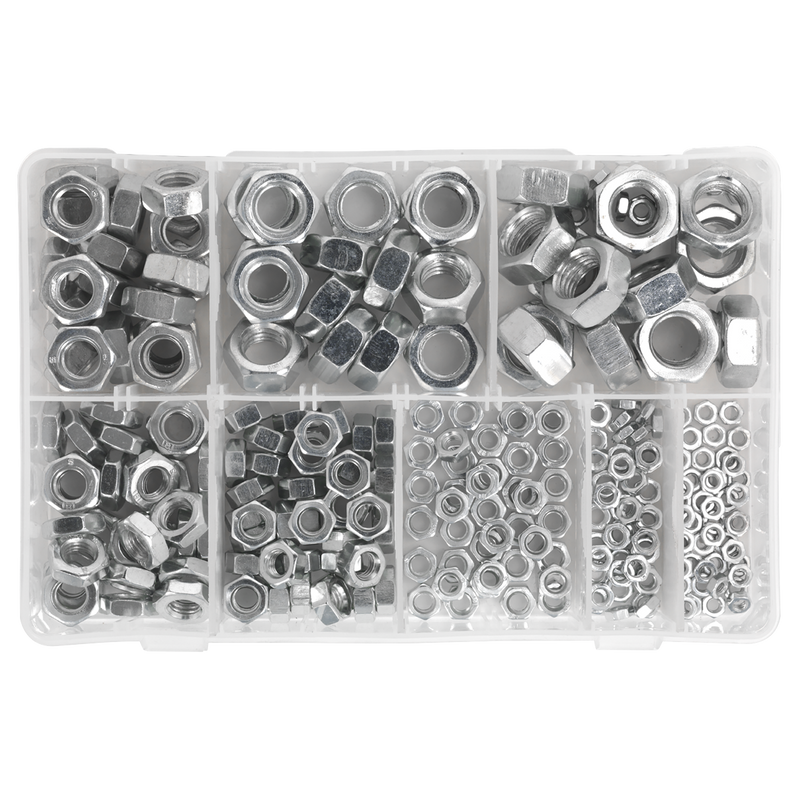 Sealey AB046SN Steel Nut Assortment 255pc M4-M16 Metric - additional view 4