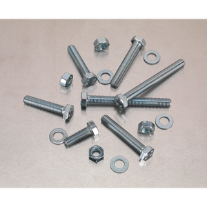 Sealey AB051SNW High Tensile Setscrew, Nut & Washer Assortment M8 220pc - additional view 2