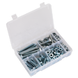 Sealey AB052SNW High Tensile Setscrew, Nut & Washer Assortment M10 150pc