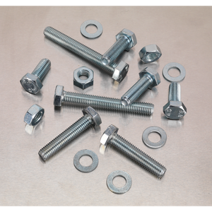 Sealey AB052SNW High Tensile Setscrew, Nut & Washer Assortment M10 150pc - additional view 2