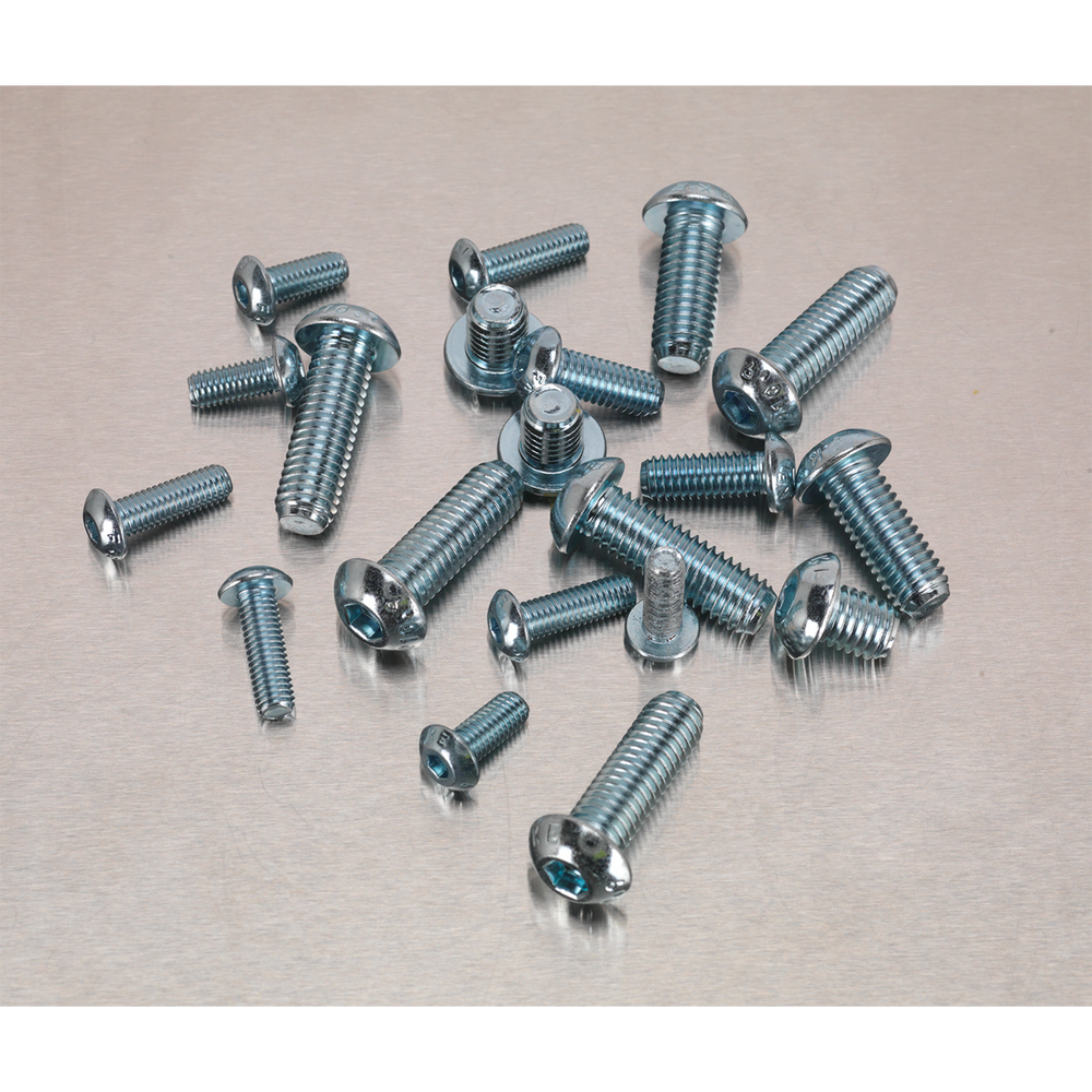 Sealey AB053BH Button Head High Tensile 10.9 Socket Screw Assortment M5-M10 108pc - DIN 912 - additional view 5