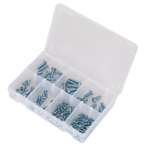 Sealey AB053BH Button Head High Tensile 10.9 Socket Screw Assortment M5-M10 108pc - DIN 912 - additional view 2