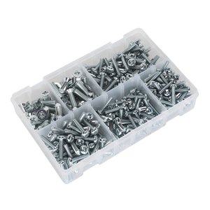 Sealey AB054MS Countersunk & Pan Head Pozi Machine Screw Assortment M5-M8 264pc - additional view 4