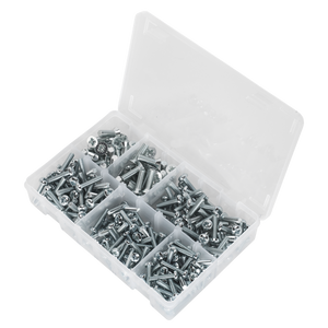 Sealey AB054MS Countersunk & Pan Head Pozi Machine Screw Assortment M5-M8 264pc - additional view 2