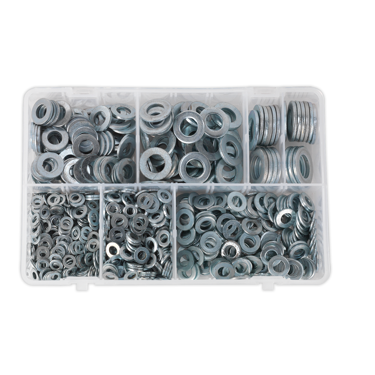 Sealey AB055WA Flat Washer Assortment M5-M16 Form A 1070pc - additional view 2