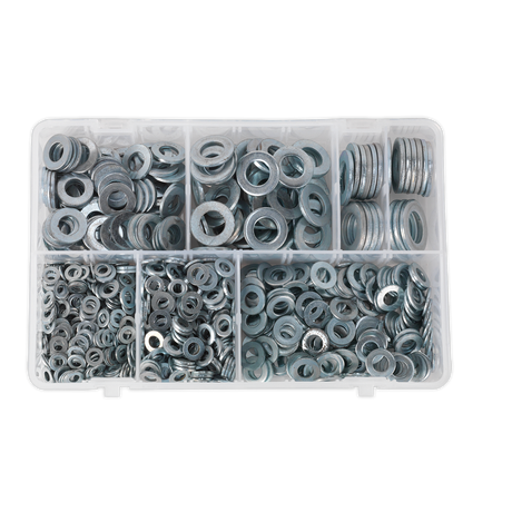Sealey AB055WA Flat Washer Assortment M5-M16 Form A 1070pc - additional view 2