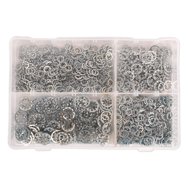 Sealey AB057LW Internal Serrated Lock Washer Assortment M5-M10 1000pc - additional view 5