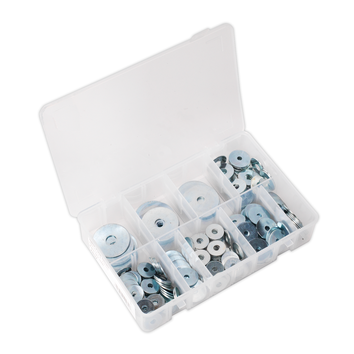 Sealey AB059RW Zinc Plated Repair Washer Assortment M5-M10 240pc