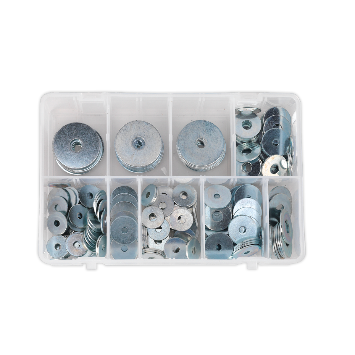 Sealey AB059RW Zinc Plated Repair Washer Assortment M5-M10 240pc - additional view 3