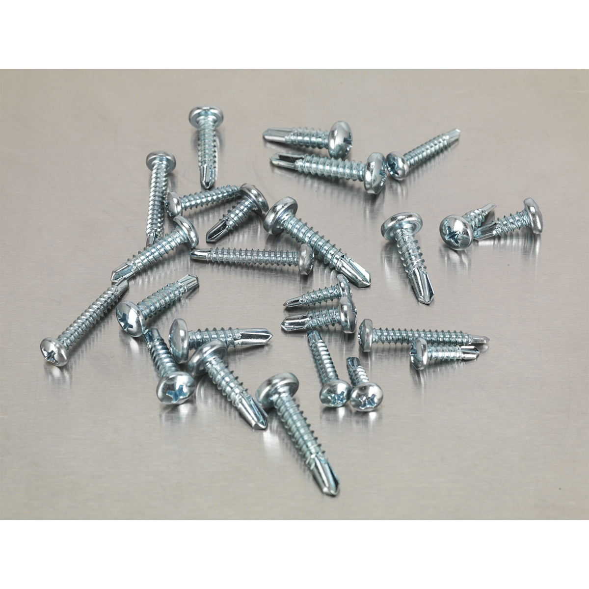 Sealey AB060SDS Zinc Plated Self-Drilling Pan Head Phillips Screw Assortment 500pc - additional view 2