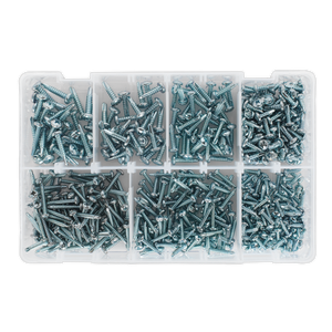 Sealey AB060SDS Zinc Plated Self-Drilling Pan Head Phillips Screw Assortment 500pc - additional view 4