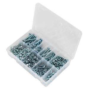 Sealey AB061SDH Zinc Plated Self-Drilling Screw Assortment Hex Head 410pc - additional view 5