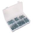 Sealey AB062STCS Zinc Plated Self-Tapping Countersunk Pozi Screw Assortment 510pc - DIN 7982